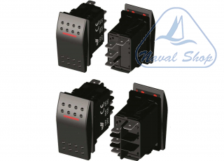Interruttore impermeabile ip68 red led interruttore (on)-off red led< 2100561