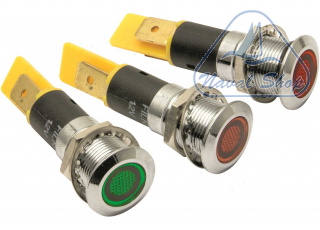 Spie led oc 12mm 12v spia pilot light 12mm green 2105013