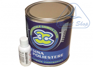 Resina poliestere resina poliest.+cat. lt. 0,75 5724907