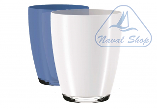  Bicchieri tiburon tumbler in vetro bicchiere tiburon tumbler 350cc blue 5802056