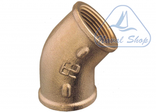 Gomito 45° f-f in ottone gomito 45 f-f 1"1/4 1432555