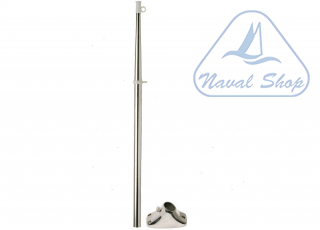 Asta portabandiera classic inox white cap asta bandiera d14 h400 inox< 0810081