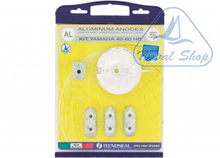 Kit anodi yamaha 40/60 kit yamaha 4t 40/60 alu tecno 5177032