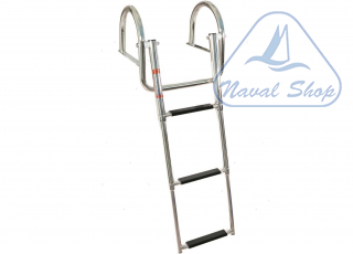 Scalette telescopiche up con passamano scaletta c/passamano 3 gr inox 0505333