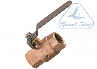 Valvola a sfera in bronzo valvola a sfera 2" bronzo/inox 1420108