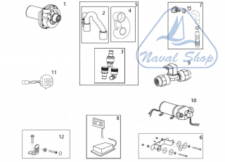  Ricambi e accessori per toilettes design e flexi kit staffa montaggio maceratore t high 1326128