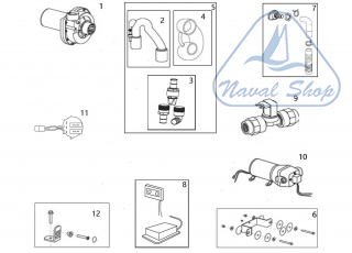  Ricambi e accessori per toilettes compact sensore pneumatico doppio serbatoio t 1326158