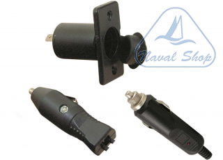 Prese e spine tipo accendino pl presa std black< 2106001