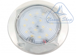 Plafoniere slim inox led plafoniera slim d132 led inox< 2140056