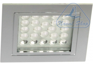  Plafoniera chrome-r led plafoniera square chrome57 led 1.7w 12v< 2145812