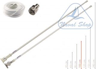 Antenna vhf ra104 compact antenna glomex vhf ra104ss 5636201