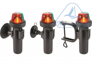 Fanali led a batteria rosso/verde fanale base led red/green< 2114015