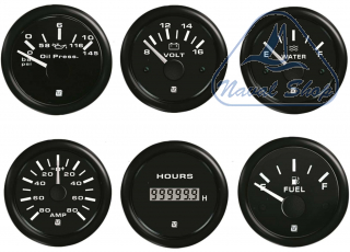  Strumentazione uflex ultra black indicatore trim 0-190 black 22475 2360571