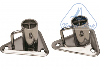 Basi triangolari per candelieri base d25 piana< 0612525
