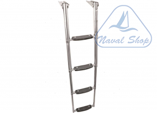 Scalette telescopiche up wide step scaletta plancetta 3gr inox 0505413