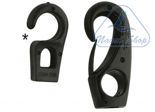 Gancetti classici neri per elastici gancetto black d10 0332710