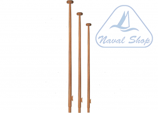 Asta portabandiera lahna mahogany asta mogano l100cm 0810160