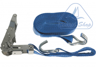 Cinghia tensionatrice inox con gancio cinghia cargo inox hook h25x6m< 3180462
