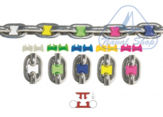  Segna catena sea marker segna catena 12/13mm 50pz 5 colour 0112873
