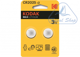  Batterie kodak cr2025 batterie kodak cr2025 blister 2pz 2040072