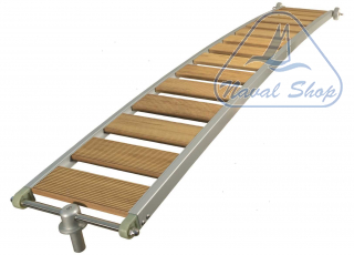 Passerella fissa in alluminio e legno passerella 190 alu< 0607592