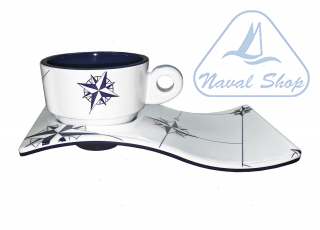 Tazzina da caffè con piattino mb northwind set 6pz tazza caffe+piatt< 5801210
