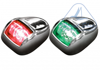 Fanali (r.i.na.) led orionis a inox fanale flat rina green inox 2111632