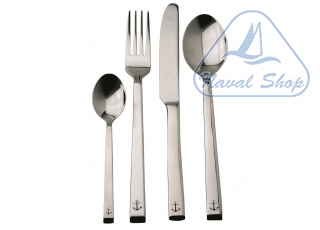  Servizio posate inox 18/10 set posate 24pz 6prs inox 5800024