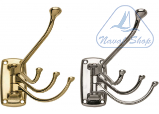 Appendiabiti a 4 ganci pieghevoli appendiabiti 4 ganci ottone 0335304