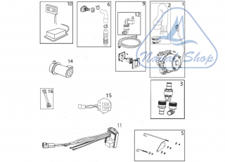  Ricambi e accessori per toilettes compact kit pannello cntrl+elettrovlv 24v eco 1326218