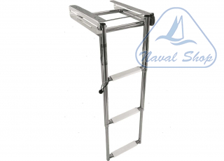 Scalette telescopiche in cage scaletta scomparsa 3gr inox 0505303