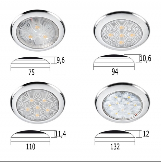 Osculati Plafoniera LED Senza Incasso