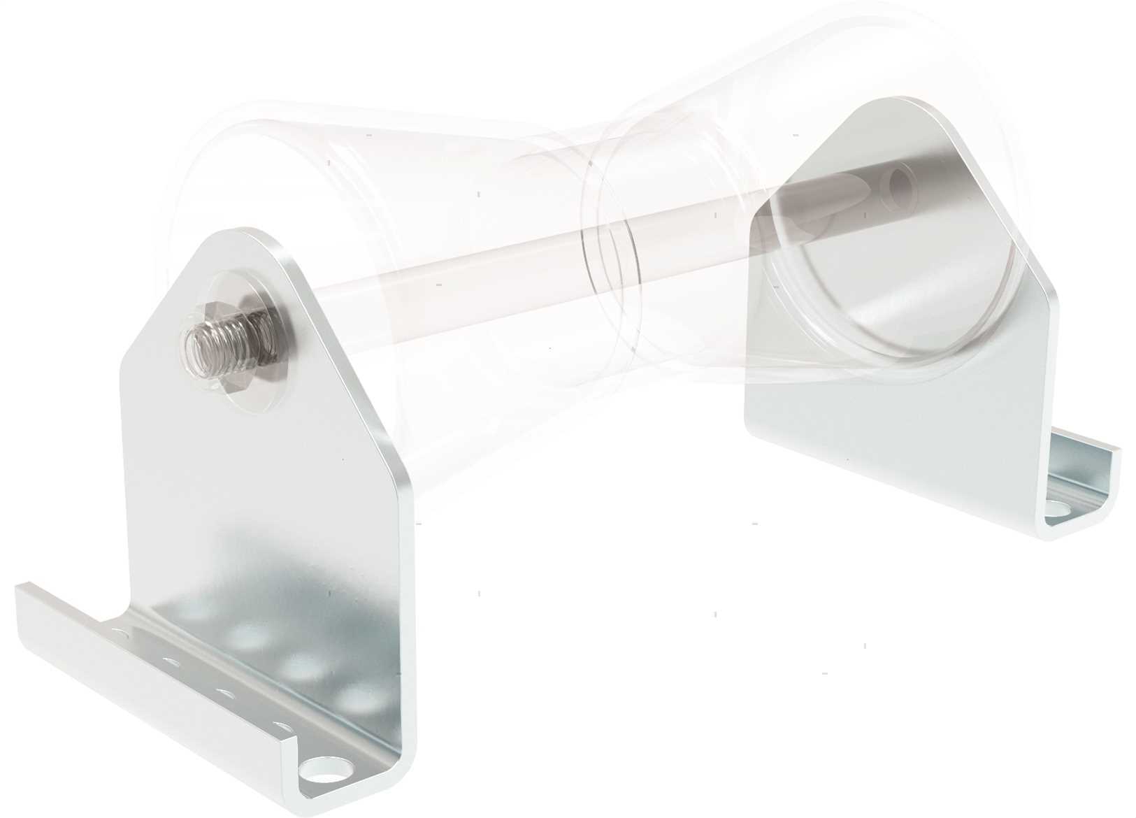 Kit Di Raccordi Per Tende A Rullo Da 25 Mm Con Staffe - Foto 3